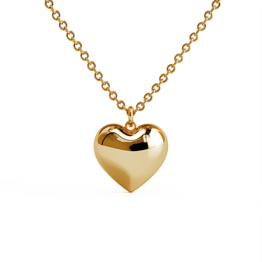 Round Heart Necklace