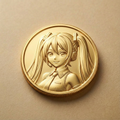 Miku Gold Coin