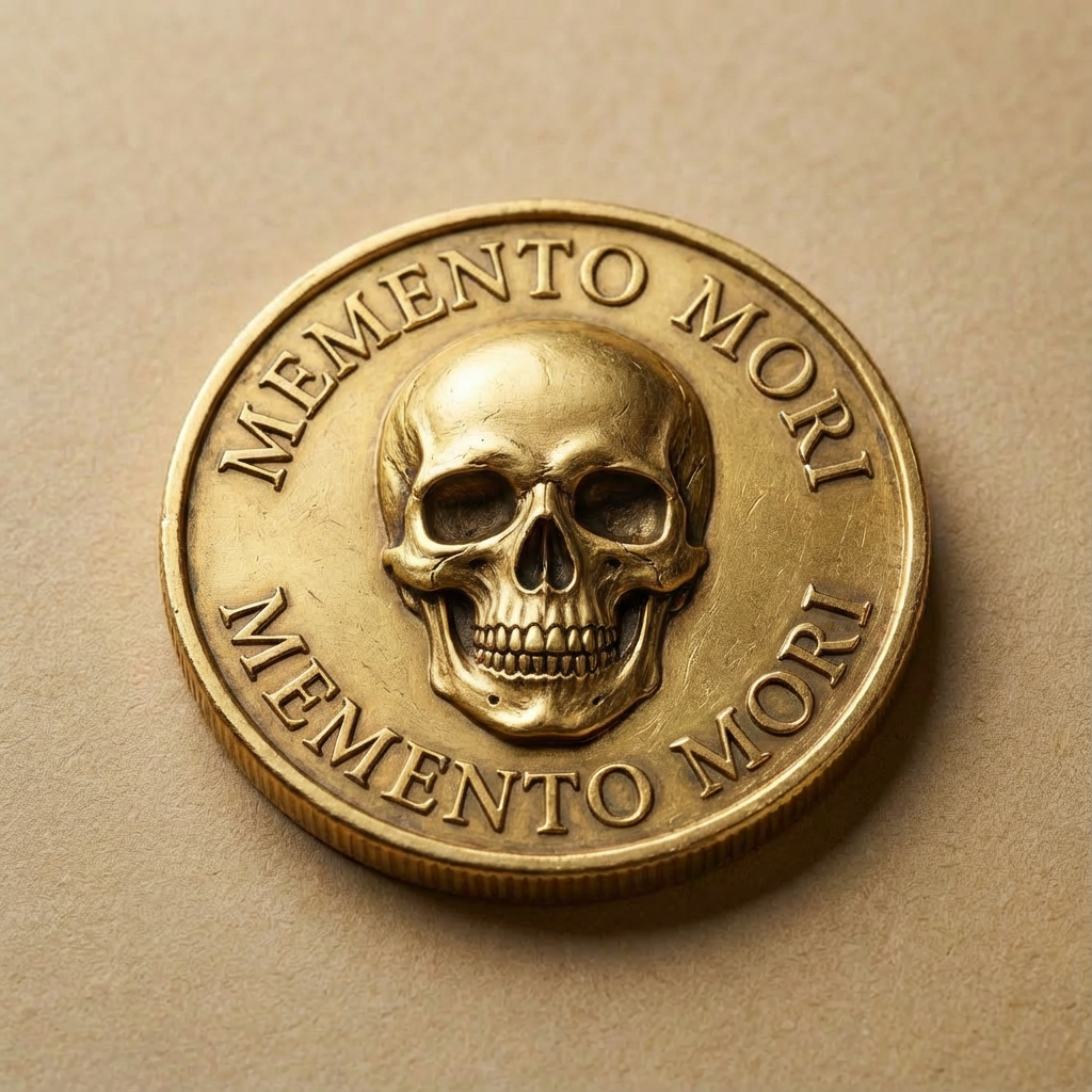 Memento Mori Gold Coin